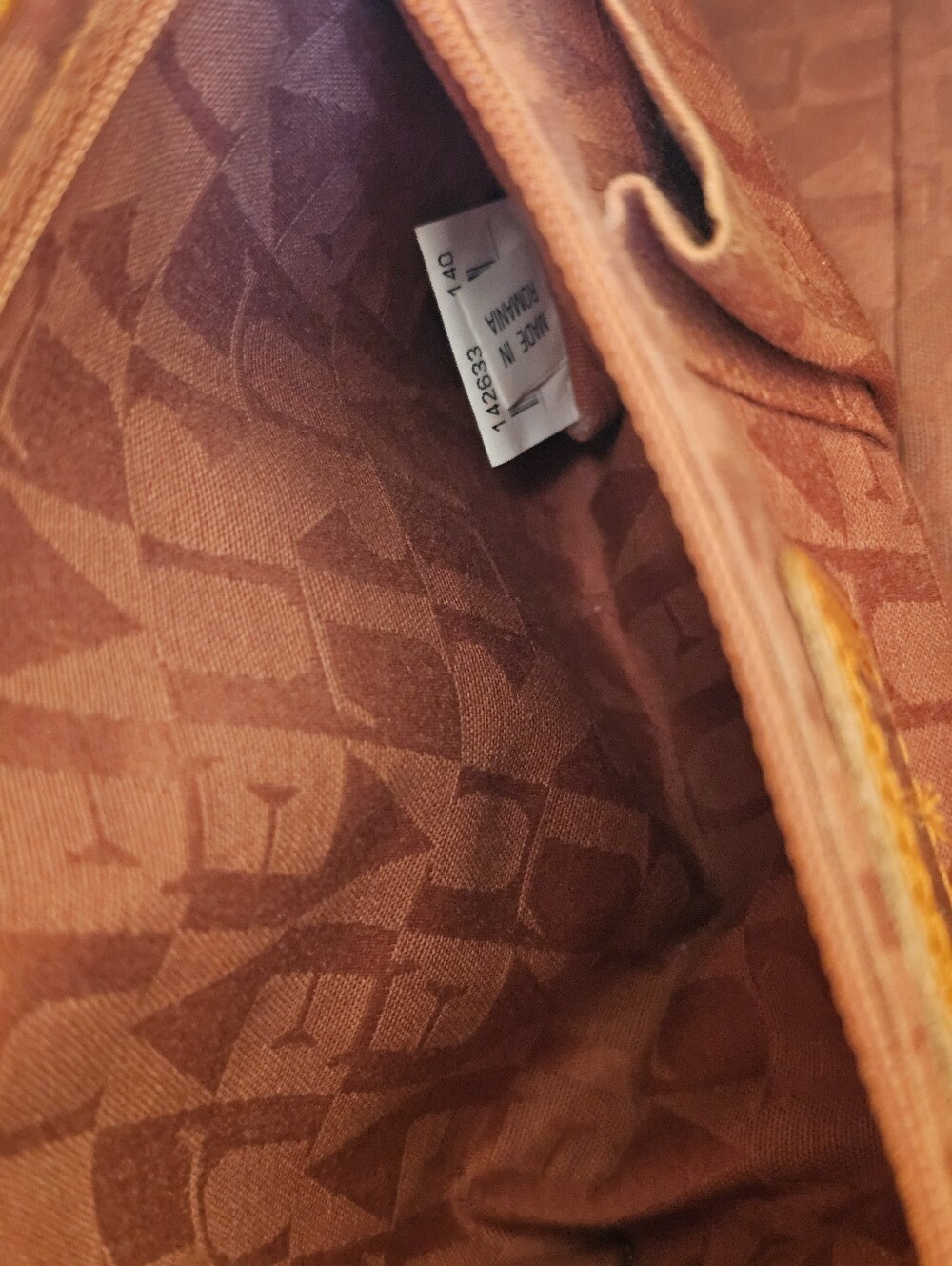 Furla Cognac Leather Satchel - Picture 8 of 11